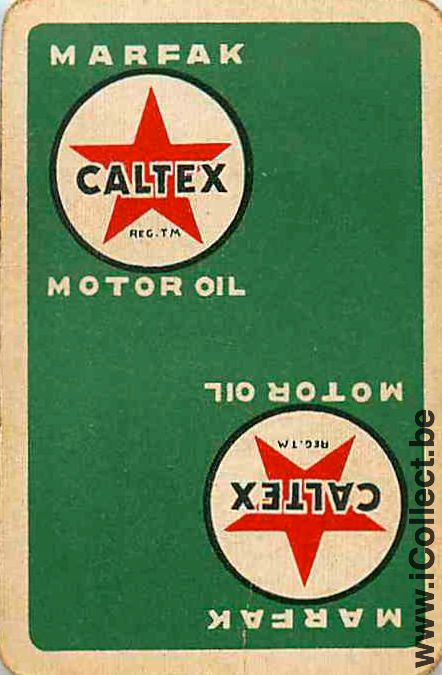 Single Swap Playing Cards Motor Oil Caltex Marfak (PS16-05I)